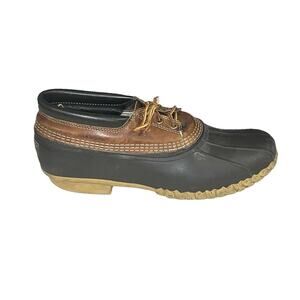 LL Bean Boots Mens Size 14 LM Vtg 1980s Duck Moc Shoes Made USA